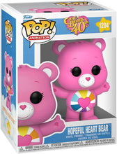 Load image into Gallery viewer, POP! Care Bears 40th Anniversary – Hopeful Heart Bear Vinyl Figure (3.75-Inch, Multicolored) – Bundled with Compatible Box Protector Case