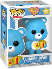 Load image into Gallery viewer, POP! Care Bears 40th Anniversary – Champ Bear Vinyl Figure (3.75-Inch, Multicolored) – Bundled with Compatible Box Protector Case