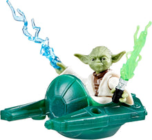 Load image into Gallery viewer, STAR WARS Epic World of Action Master Yoda, 4-Inch Scale Action Figure, Ship & 2 Accessories