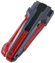 Load image into Gallery viewer, Takara Tomy Beyblade X BX-40 Left Spin Ripcord Launcher & BX-41 Rubber Custom Grip (Gunmetal Version)