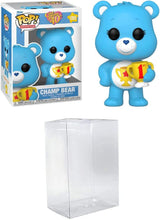 Load image into Gallery viewer, POP! Care Bears 40th Anniversary – Champ Bear Vinyl Figure (3.75-Inch, Multicolored) – Bundled with Compatible Box Protector Case