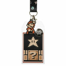 Load image into Gallery viewer, NINTENDO SUPER MARIO BREAKAWAY LANYARD W/ CHARM AND COLLECTIBLE STICKER