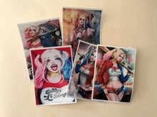 Load image into Gallery viewer, Suicide Squad Harley Quinn Silver Red, White & Black Enamel Necklace in Gift Box