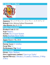 Load image into Gallery viewer, Takara Tomy Beyblade Burst Turbo B-121 Cho-Z Triple Booster Set (Japan Version)