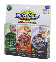 Load image into Gallery viewer, Takara Tomy Beyblade Burst Turbo B-121 Cho-Z Triple Booster Set   (Japan Version)
