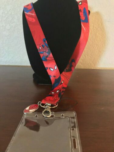 Spiderman Comic Lanyard with Medallion