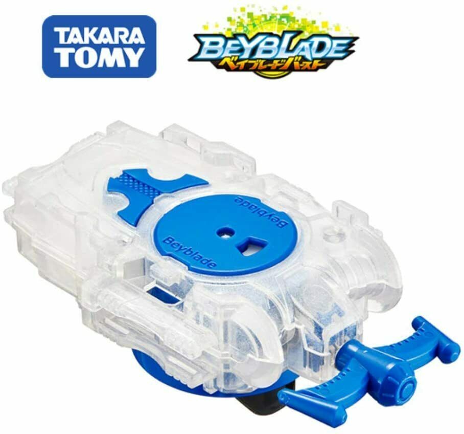 Takara Tomy Beyblade Burst B-99 Left Spin Bey Launcher Clear White