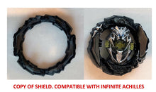 Load image into Gallery viewer, Takara Tomy Beyblade Burst B-173 08 Driger Vulcan 0 High Jaggy&#39; with Black Infinite Shield
